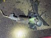 But once they had the scene under control, firefighters noted "multiple acetylene torches and a small tank in the vehicle." This is one of those torches.