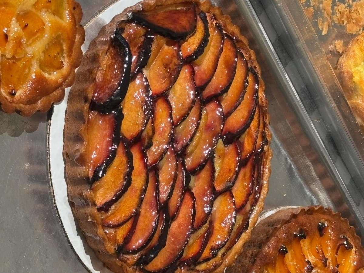 A SoNo apricot tart.