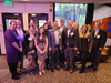 Honorees Jonathan Jaffe, Jonah Leske and Sophia Loewenthal are pictured with their families as well as professional and lay leaders of Congregation Beth Israel.