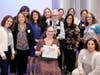 Congregation Beth Israel honoree Laura Queller (seated) with members of CBI’s Sisterhood.
