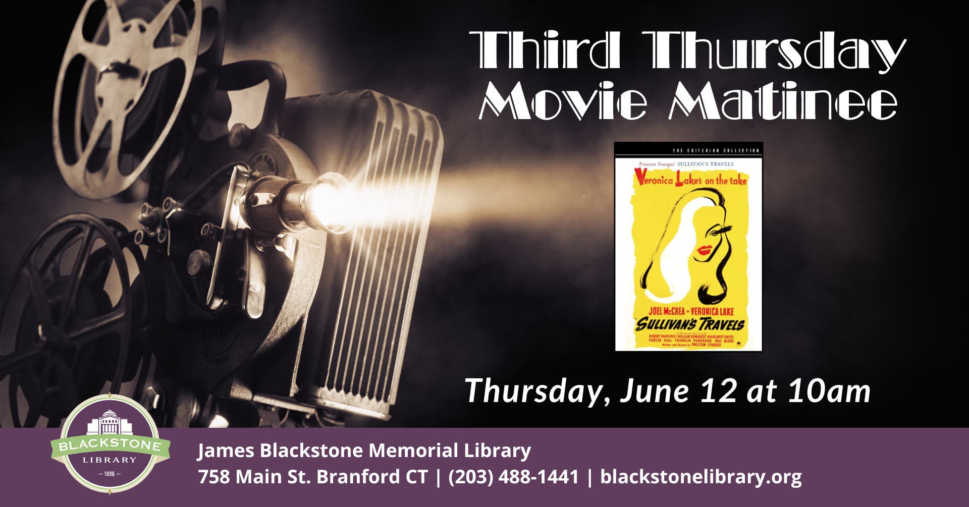 Third Thursday Movie Matinee: Sullivan's Travels