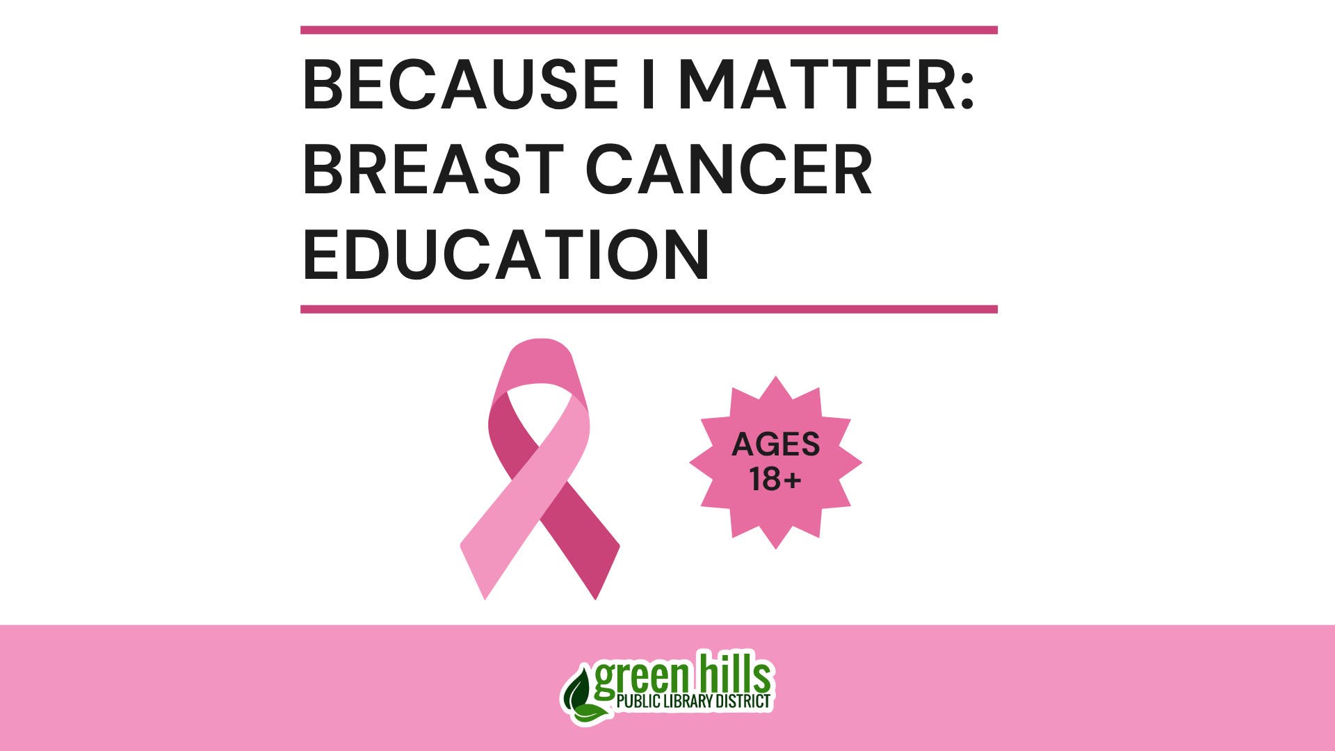 Because I Matter: Breast Cancer Education