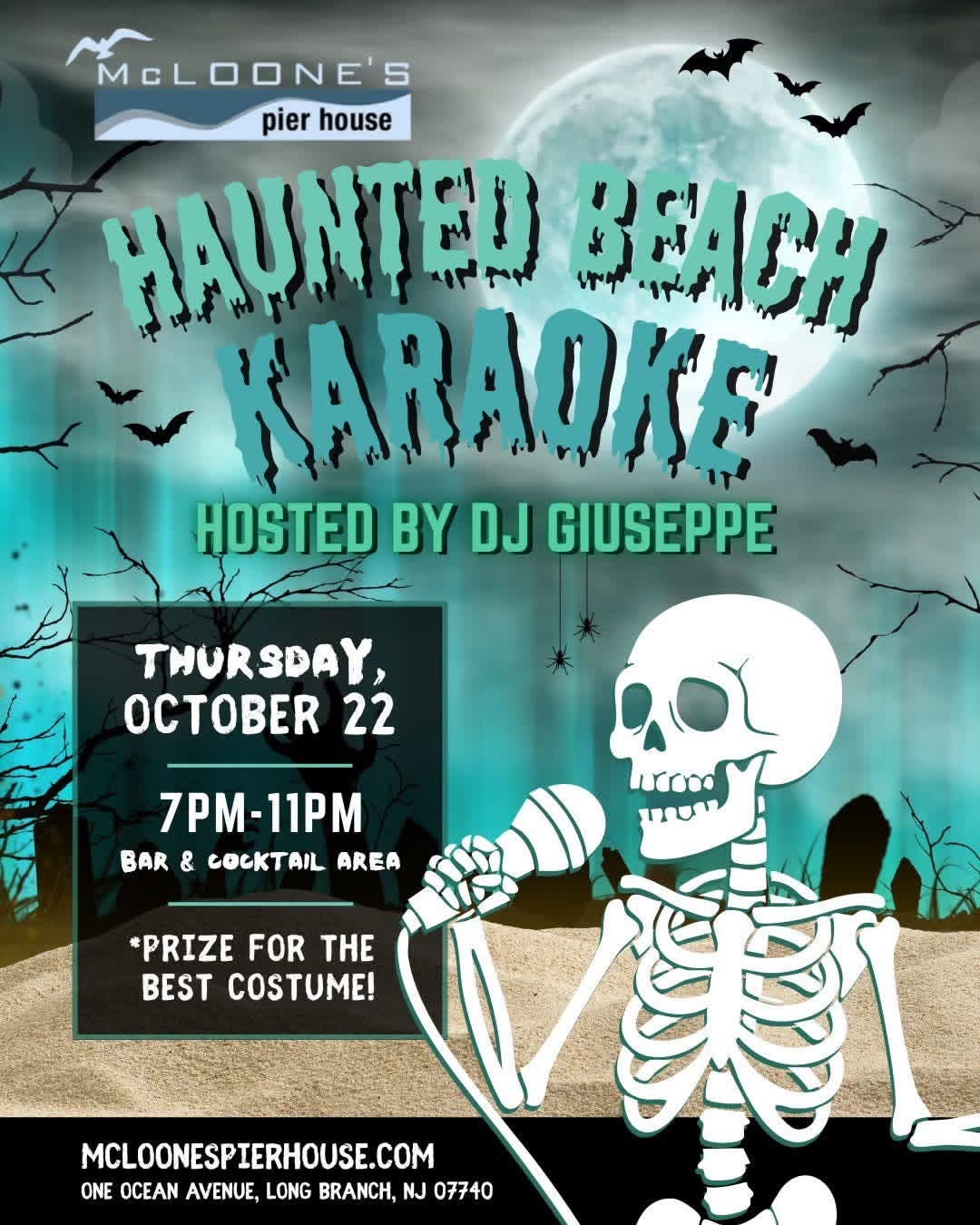 Haunted Beach Karaoke at McLoone’s Pier House