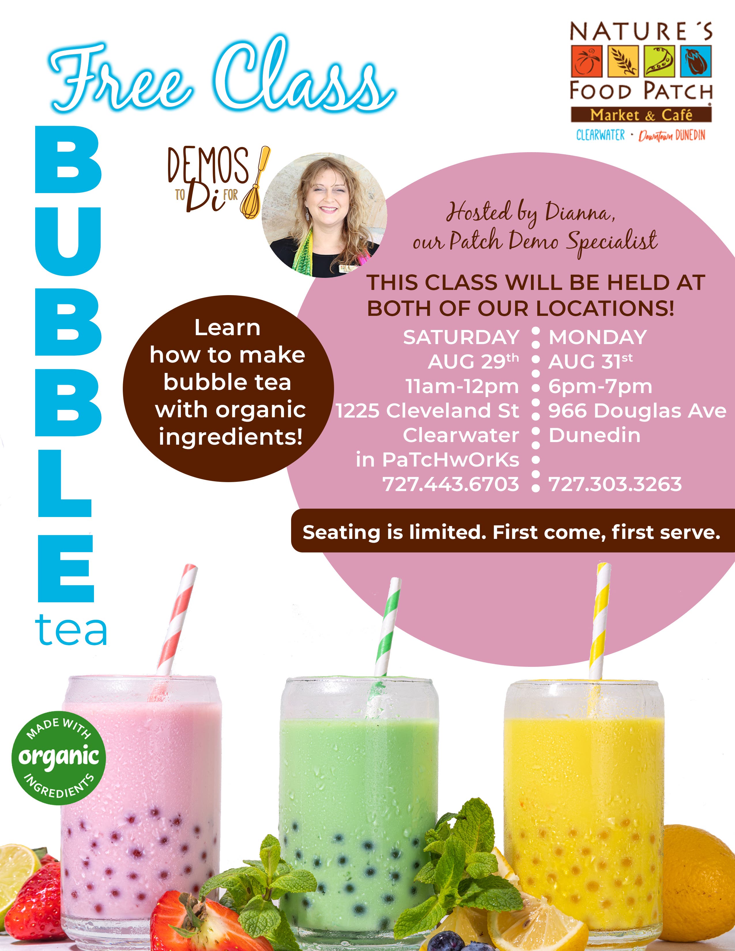 Free Class with Di: Bubble Tea