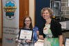 Lorelei Sullivan,  a blue ribbon by Ohio Connections Academy teacher Jesa seventh grader from Painesville is presentedsi