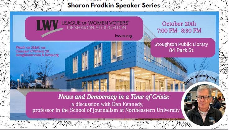 Dan Kennedy Speaks on News and Democracy in a Time of Crisis