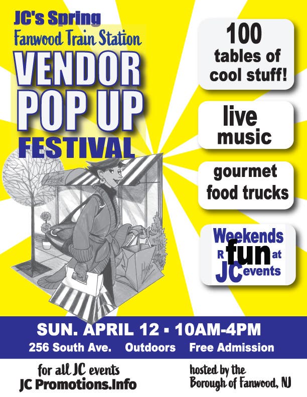 JC's Annual Spring Vendor Pop Up & Craft Fair at the Fanwood Train Station