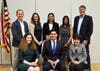 The Community Consolidated School District 181 Board of Education, pictured April 23, 2019. FRONT (L-R): Sinead Duffy, S