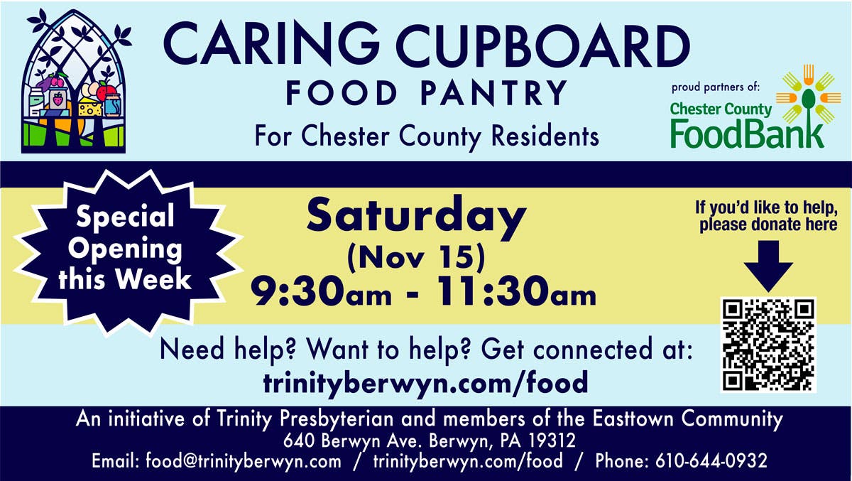 Caring Cupboard Food Pantry - Food Assistance for Chester County Residents