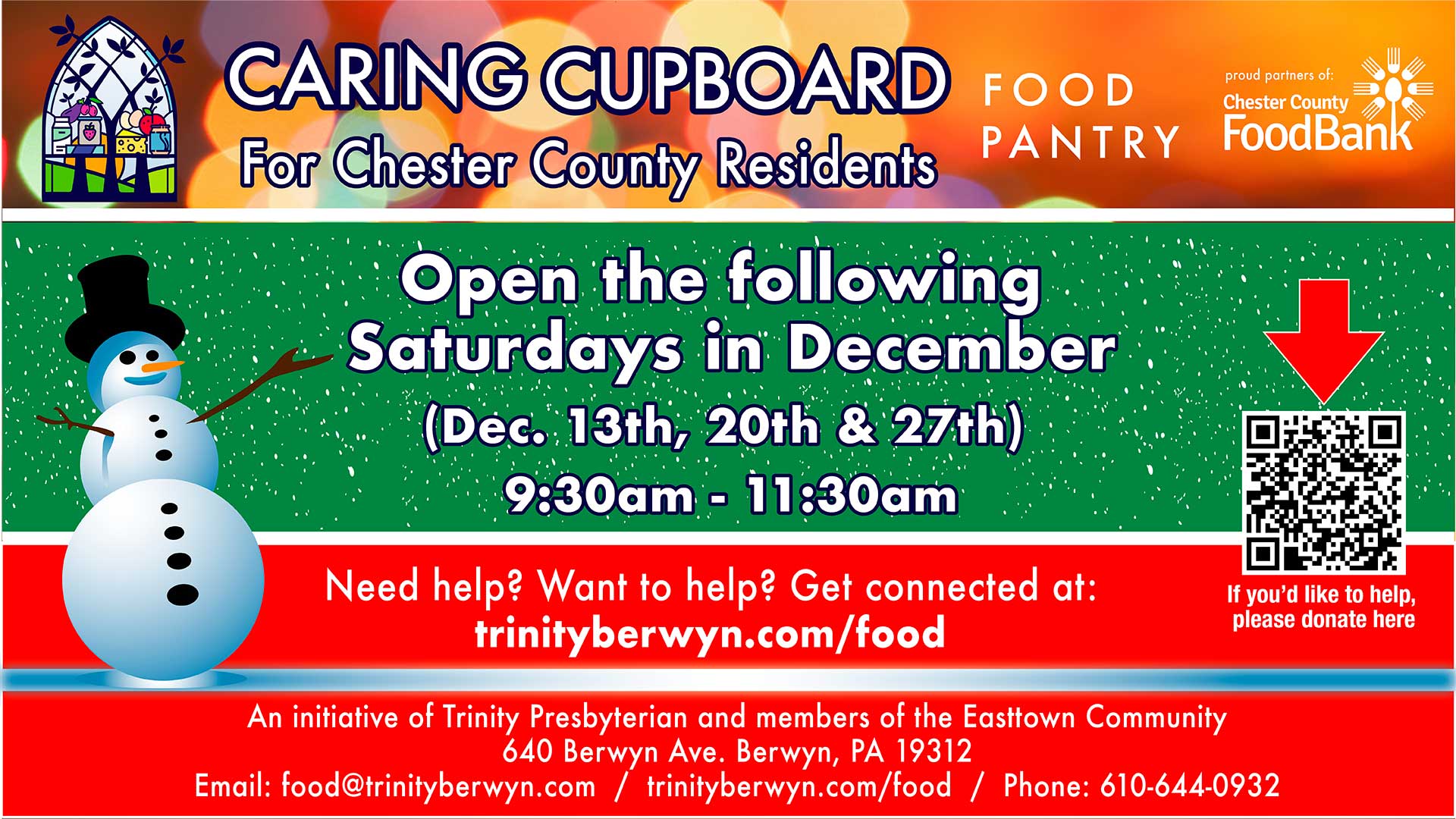Dec 13 | Caring Cupboard Food Pantry - Food Assistance for Chester ...