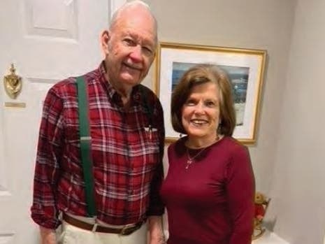 After downsizing, Ken and Linda Smith were happy to find their new home at Cedar Crest was so spacious.