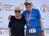 Fox Run resident John Wehrly with his wife Barbara at Michigan Senior Olympics.