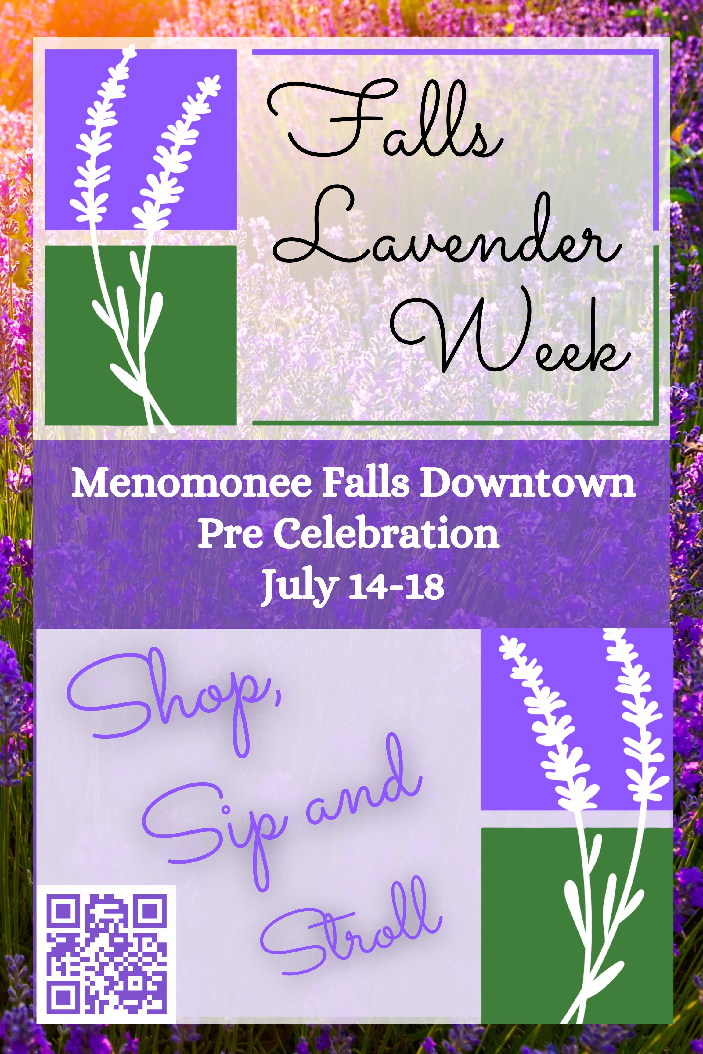 Falls Lavender Week - Shop, Sip and Stroll