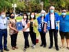 City of Cupertino Council members present a Proclamation to members of Cupertino-Toyokawa Sister Cities, Inc. Pictured: Councilmember Jon Willey, Vice Mayor Liang Chao, Alysa Sakkas, Councilmember Hung Wei, Trish Klein, Virgil Klein, Gilbert Wong