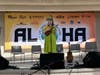 Performer 'Danielle Ate the Sandwich' at the 2025 L.A. International Ukulele Festival. 