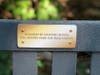 Bench plaque - Donated by Danvers Bi-Peds - You helped make the trail happen