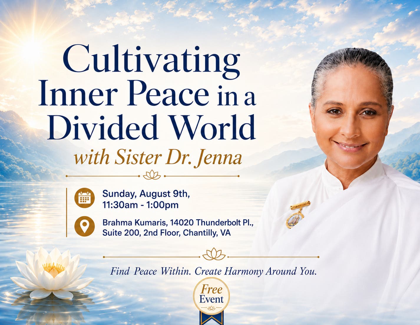 Cultivating Inner Peace in a Divided World with Sister Dr. Jenna
