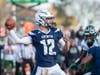 Junior Torin Bograd is Huntington's quarterback. 