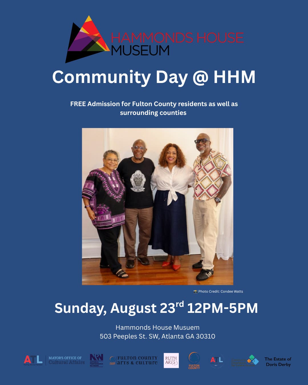 FREE Community Day at Hammonds House Museum on Sunday, August 23