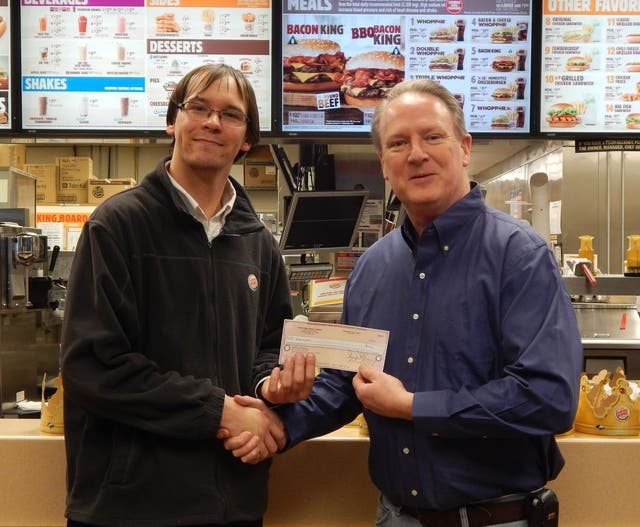 Burger King Promotion Results in 600 Donation to Local Food Pantry