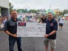 PICTURED L-R: Jeff Allen, A&T Chevrolet-Subaru president; Greg Castelli, Sellersville Fire Department president  