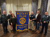 L-R: Franconia Township Police Officer Scott Wilson, Sarah Bergin, Janet Pesini, Franconia Township Police Officer Tim Boyle, Brad Bissinger, Franconia Township Police Officer Ryan Geist