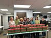 48 Operation Christmas Child Gift Boxes, ready to head to their holiday destination.