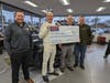 Presentation of $1,441.11 in proceeds to Keystone Opportunity Center
L-R: Jeramie Treadway, General Sales Manager, A&T Subaru; Malcolm Friend, Director of Resource Development, Keystone Opportunity Center; Joe Fost, General Manager, A&T Chevrolet-Subaru