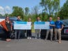 L-R: Jenna Hartman, A&T Subaru
Phil LaFiura, A&T Subaru
Megan Haegley, LLS Eastern PA-Delaware 
Brandon Trombetta, Keystone Opportunity Center
Joe Fost, A&T Subaru
Stephen Thuel, A&T Subaru
