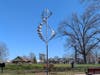Pictured: Newly installed Journey with the Wind sculpture in Rotary Park, Souderton, donated by Suzi Berry in honor of Travel Haus’ 40th anniversary.