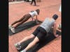 TwoPointOm instructor challenged F45 trainer to a plank battle