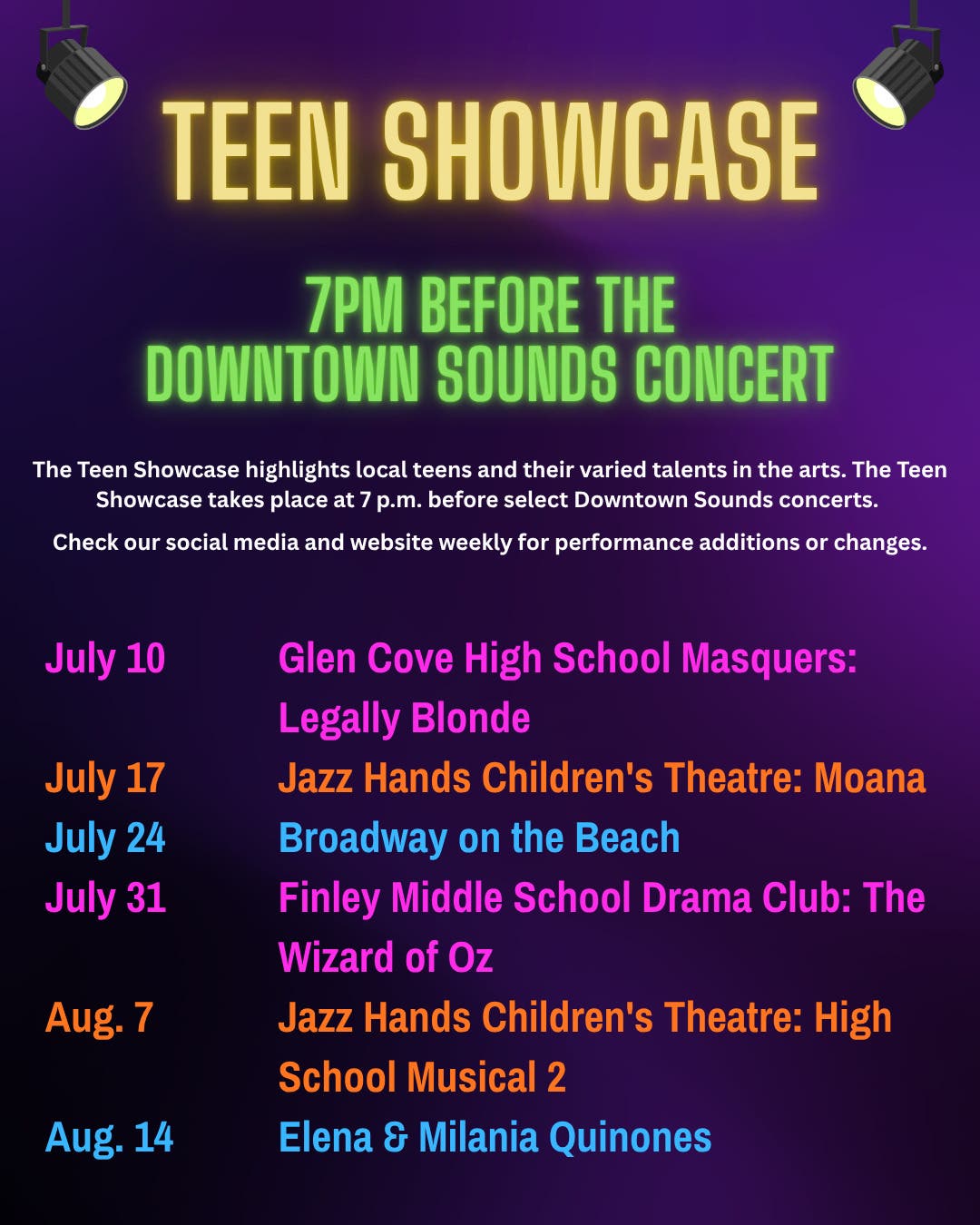 Teen Showcase: Jazz Hands Children’s Theatre: Moana