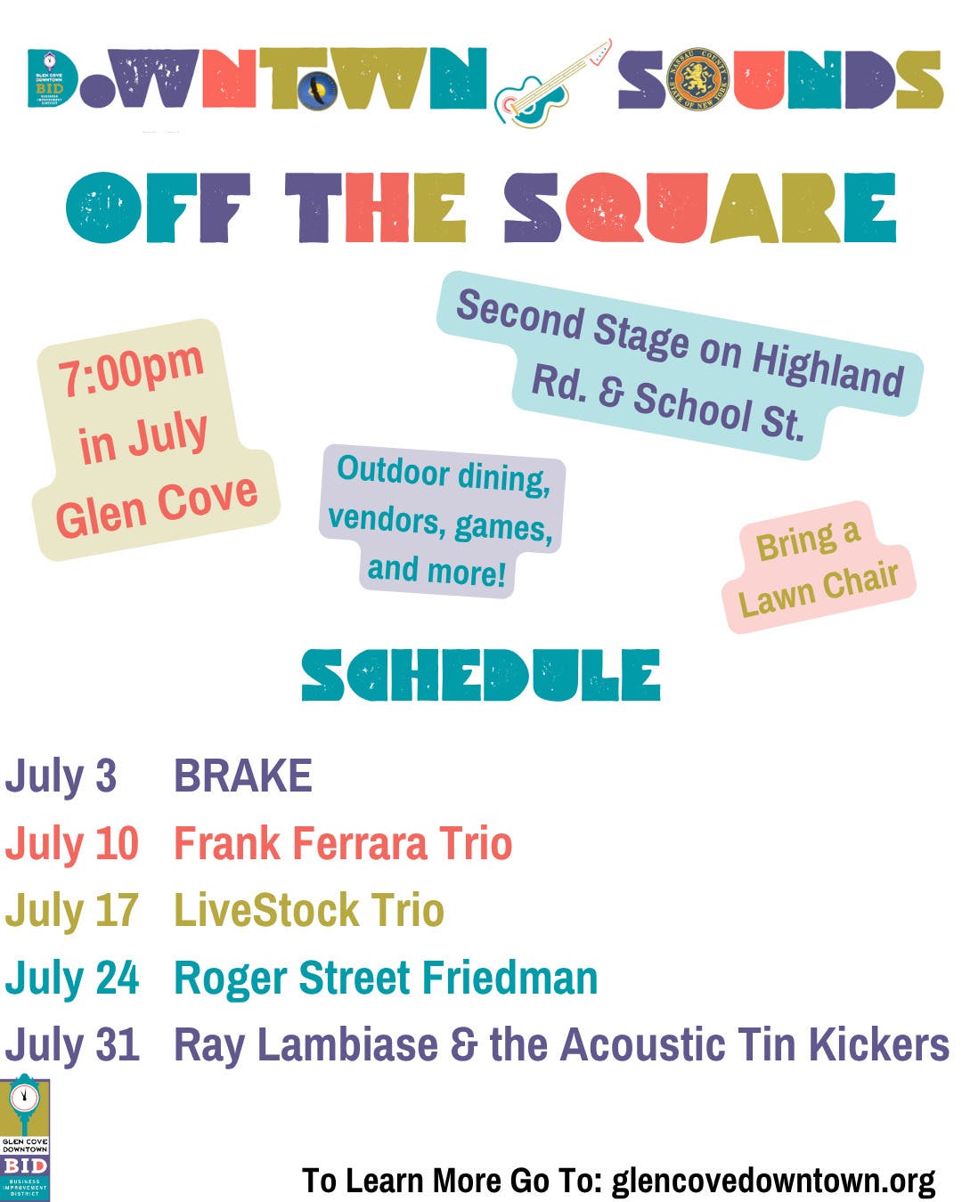 Downtown Sounds Off the Square: Live Stock Trio