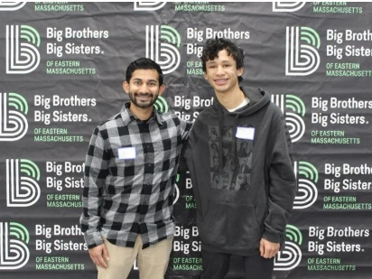 L to R: Big Brother Jay Joshi and Little Brother Quinn Singer-Torres.