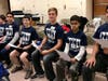 Vocalists meeting new friends through singing. 
