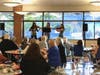 The annual Senior Cafe is a dinner and show for resident senior citizens. 