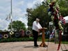 Don Snedded of Oak Forest VFW Post 1241 presided over the event