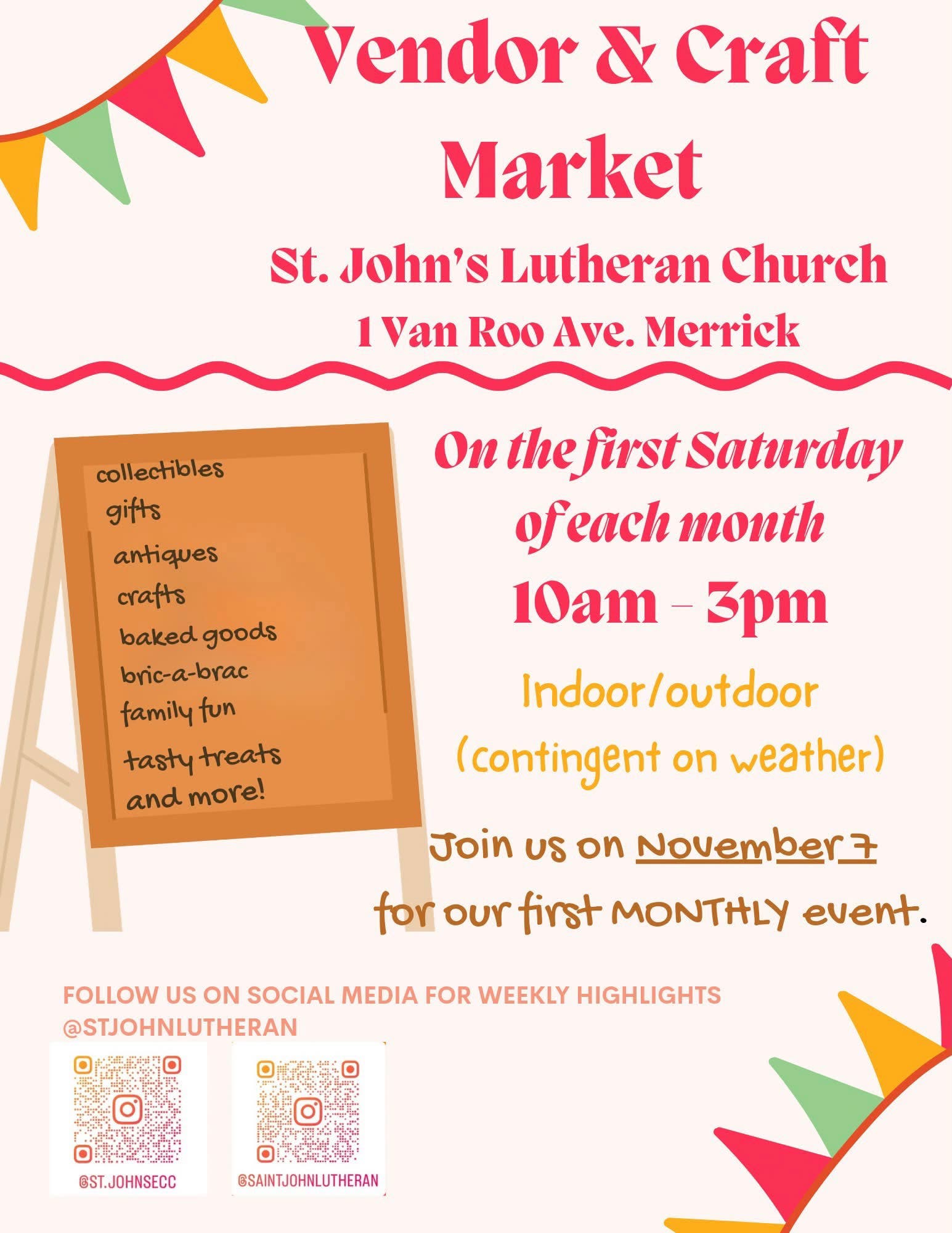 MONTHLY Vendor Fair/Thrift Pop Up