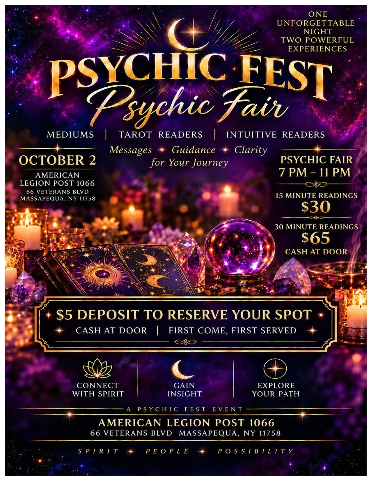 Psychic Fest is back - Readings