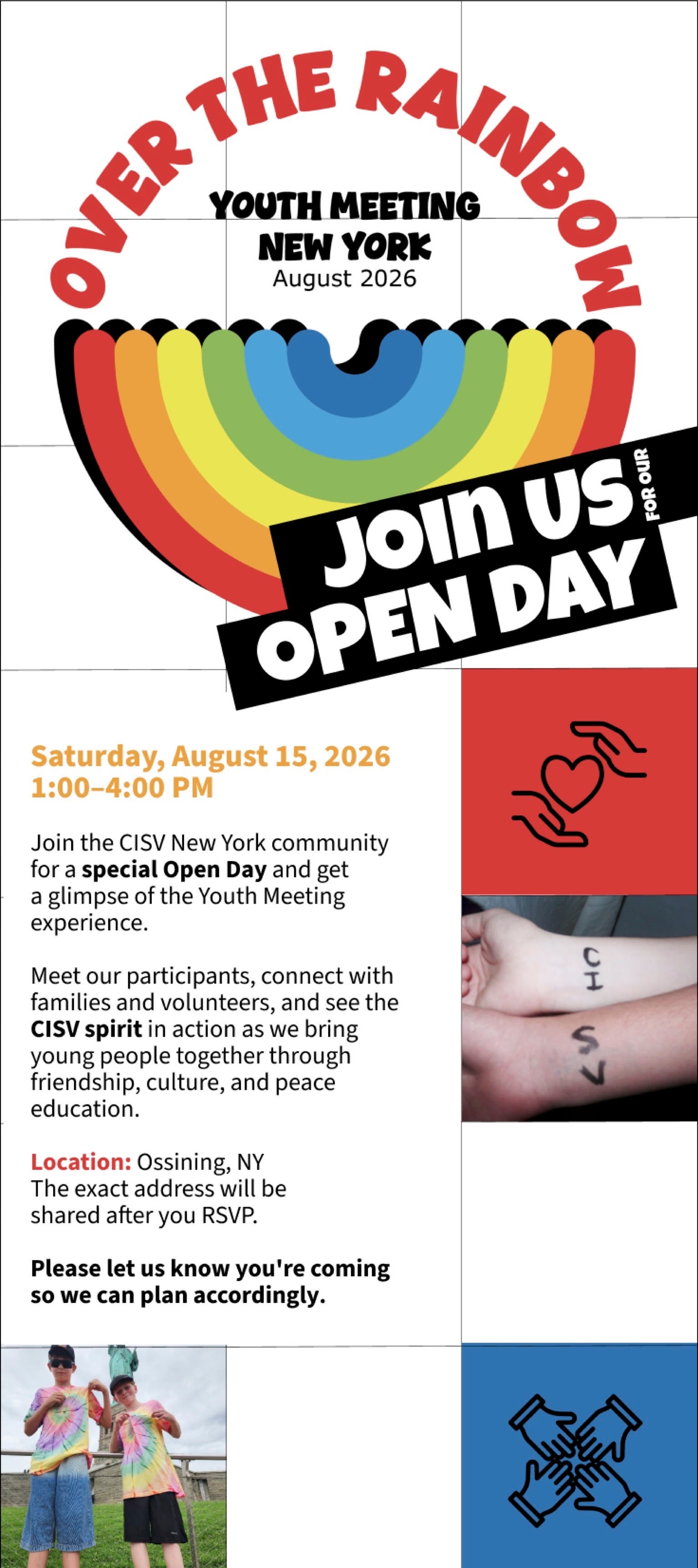 FAMILY EVENT: CISV New York Youth Meeting Open Day
