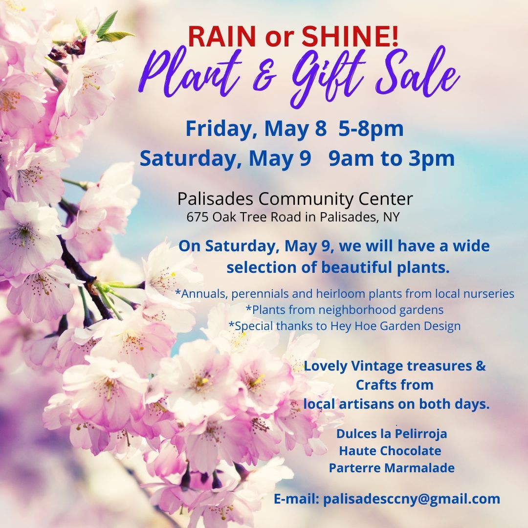 Annual Plant & Gift Sale  May 8-9