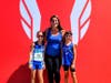 Catalina Herits, Coach Michelle, and Greyson Dunleavy