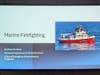 Geoffrey Donahue, Director of the Office of Emergency Preparedness and Response for the Md. Department of the Environment (MDE,) delivered a well-researched and documented address titled “Shipboard Fires and Maritime Response Considerations,” 23Je2026