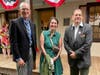 Westminster Councilmember Tom Beyard, Emily Huebner, the Director of Operations and Programs. Heart of the Civil War Heritage Area, and Westminster Councilmember Kevin Dayhoff