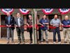 Members of the Westminster Mayor and Common Council Tony Chiavacci, Greg Pecoraro, Dan Hoff, Tom Beyard and Kevin Dayhoff, cut the ribbon the historic structure after a countdown delivered by Abby Gruber, the Westminster Director of Rec and Parks