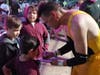 "The Face of Pittsburgh" Lou Martin signs autographs during intermission. Martin defeated "The King" Del Douglas in a loser-eats-dog-food, Dog Collar match for the Brawl Under The Bridge Championship.