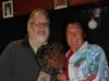 PWX Owner Jim Miller (l) with Honky Tonk Man in 2013.