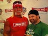 Jim Emler poses with Hulk Hogan.