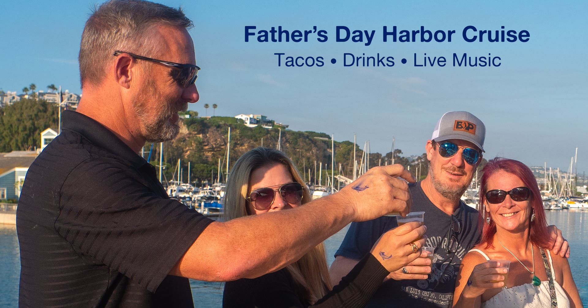 Father's Day Lunch & Harbor Cruise with Tacos, Beer, & Live Music