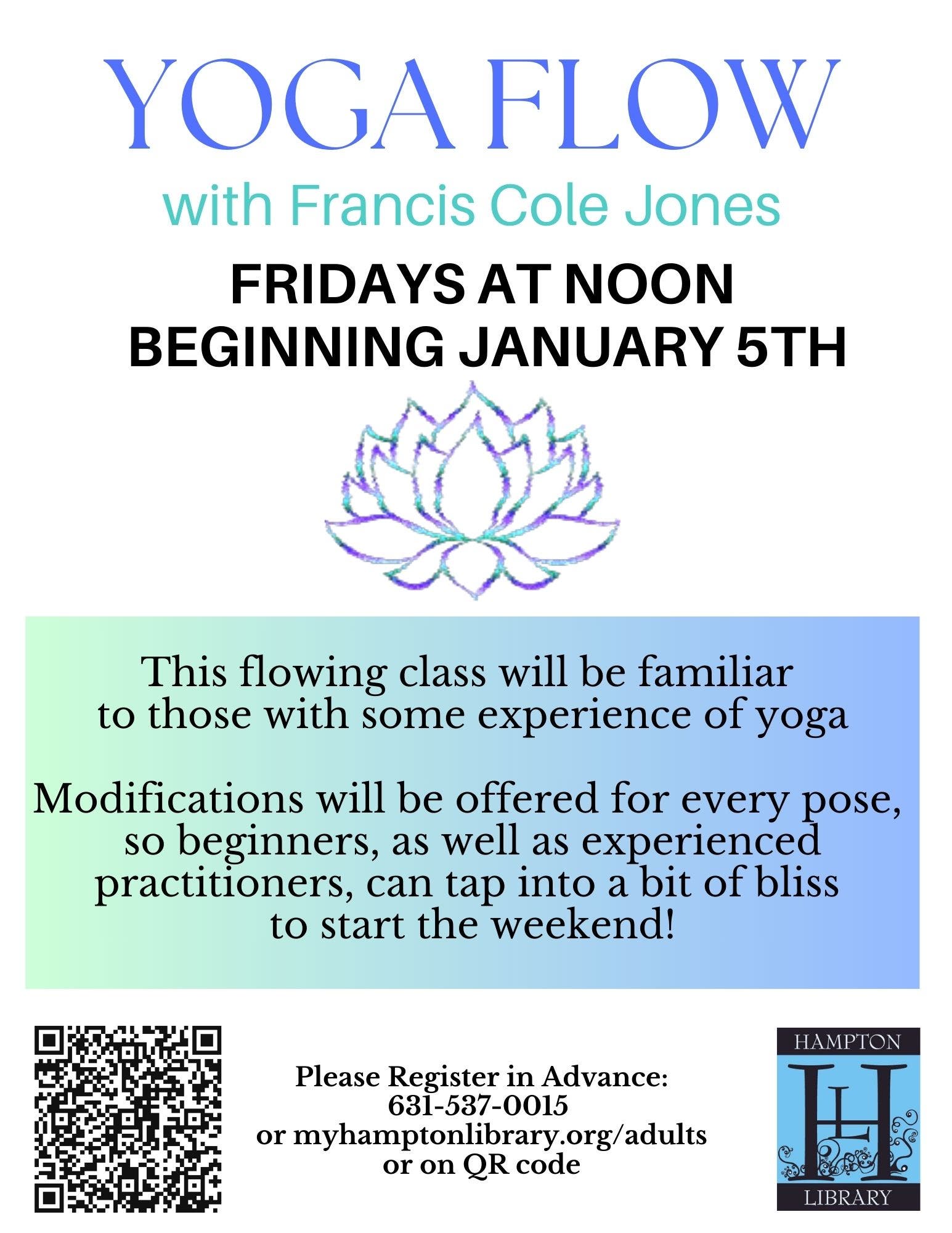 Yoga Flow with Francis Cole Jones